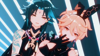 【原神MMD】夜场建设『Womanizer』- 魈空