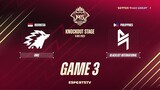 ONIC Esports vs Blacklist International GAME 3 M5 World Championship Knockout Stage | ONIC VS BLCK