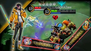 JAWHEAD VERSUS A HIGHLY SKILLED LING USER | JAWHEAD GAMEPLAY | LocKnJaW MLBB