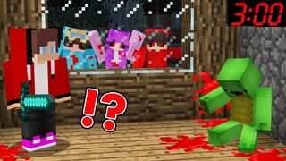What Happened To Mikey At 3 am at Night ? Zoey Cash And Nico Exe came Pranks In Minecraft - Maizen