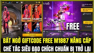 (Free Fire) GIFTCODE SKIN SÚNG NÂNG CẤP M1887 SINH NHẬT 5 TUỔI, CHẾ TÁC SIÊU ĐẠO CHÍCH QUAY TRỞ LẠI