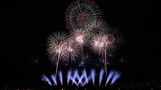 【4KHLG】須賀川市釈迦堂川花火大会2019 グランドフィナーレ 糸井火工