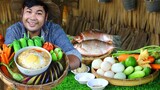 Cooking Fish Egg - Collect Fish egg cook with vegetables