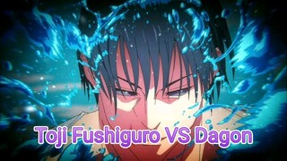 Toji fushiguro vs Dagon semi full fight