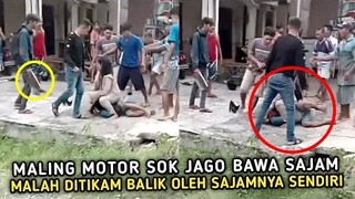 MALING NAHAS || Maling motor ini Bawa Sajam Malah Kebalik Senjata Makan Tuan