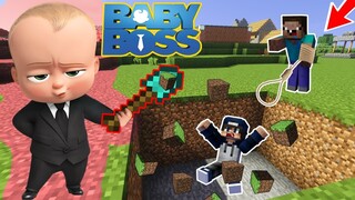 NHÓC TRÙM BOSS BABY ĐÃ LÀM GÌ MỌI NGƯỜI ?😲 | MINECRAFT BÉ NOOB vs BQTHANH