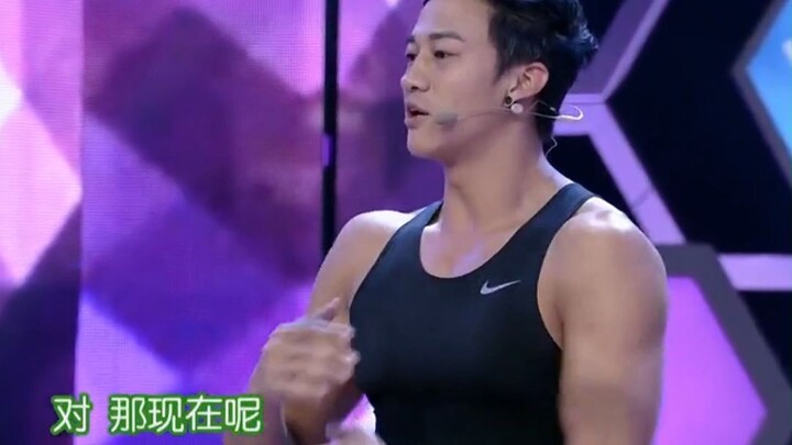 He Rundong looks like the kind of personal trainer rich ladies would hire—so pleasing to the eye, wi