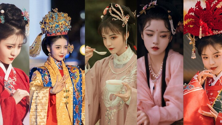 Một cô gái sinh vào những năm 2000 đã mặc Hán phục để "tái hiện vẻ đẹp của Tứ đại danh tác", và tờ P