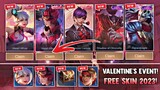 NEW! FREE? VALENTINES SKIN COUPLE AND FREE EPIC SKIN + TICKET DRAW! NEW EVENT! | MOBILE LEGENDS 2023