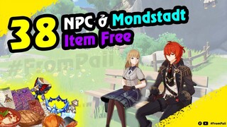 Item Free ở Mondstadt | Vị trí 38 NPC ở Mondstadt | Genshin Impact