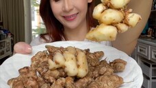Siapa suka gadon cikur kayak gini … enak yahh … beneran bikin tenggorokan plong ….