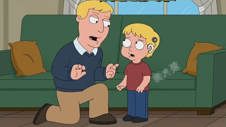 พ่อใส่เครื่องช่วยฟังให้ลูกชายและบอกข่าวร้ายให้เขาฟัง