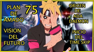 BORUTO ve su FUTURO! SHIBAI OTSUTSUKI APARECE... BORUTO MANGA 75 SPOILERS