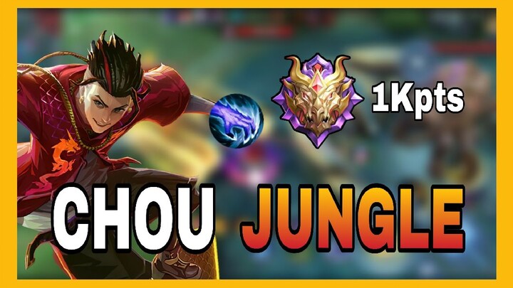 CHOU JUNGLE ROTATION TOO O.P? | Laz ML