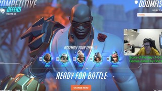 การเล่นเกม Overwatch 2 Dominant Tank Doomfist โดย Toxic Doomfis God Chipsa