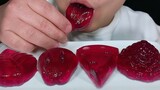 [ASMR]Makan jelly rasa anggur dengan 4 macam warna