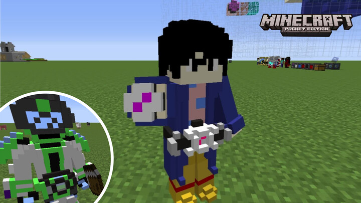 [Minecraft] Mimicking the first transform of Zi-O from Kamen Rider