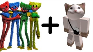 Huggy Buddies + Pop Cat = ??? Poppy Playtime 3 Animation