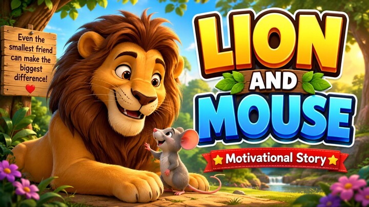 Lion and Mouse in Hindi - शेर और चूहे की यह प्यारी हिंदी कहानी