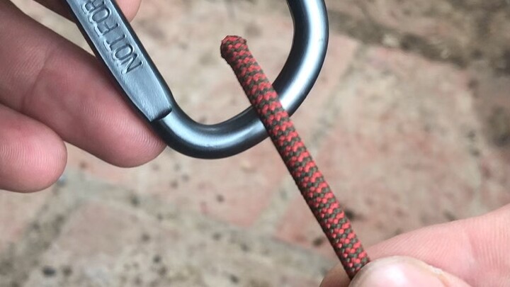 Great knot for carabiner climbing #knotshort