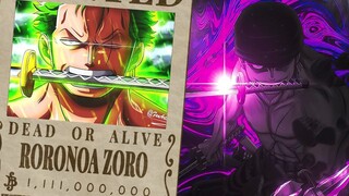 [LIVE ONE PIECE] Tiền truy nã Zoro là 1.111.000.000 chứ không phải 1.100.001.100 Beri