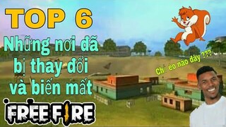 Free Fire | TOP 6 Những nơi đã bị thay đổi và biến mất trên Đảo quân sự | Đăng SÓC TV