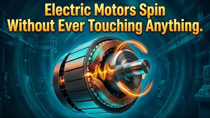 Electric Motors Spin Without Ever Touching Anything