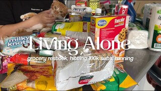 Living Alone in the Philippines: Grocery shopping, hitting 100k subcribers, running for 10km 🏃🏻‍♀️