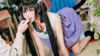 Cảm giác như thế nào khi có một "bạn gái mèo"? Light Tone Girl Zi Meow Cosplay [Khoảnh khắc thực sự 