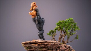 Recreating 'Pride Rock': The Lion King 2019 (5 min craft Diorama)