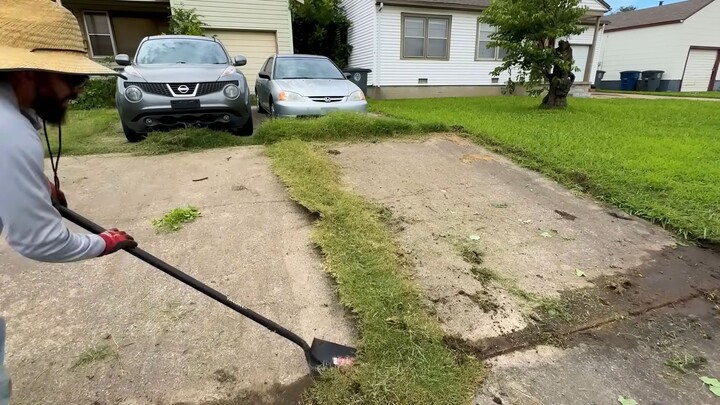 帮100岁老人清理荒废百年的“森林”院子，现场极度混乱！Overgrown Yard Transformation!