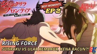 SUNRAKU VS ULAR KEMARUK, KENA RACUN?! - Shangri-la Frontier - Rising Force [AMV]