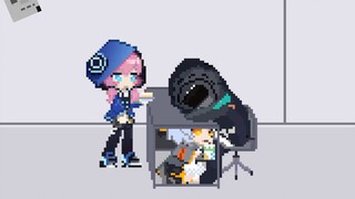 [Arknights/Pixel Animation] ทำไม Bai Gugu อยู่ใต้โต๊ะ