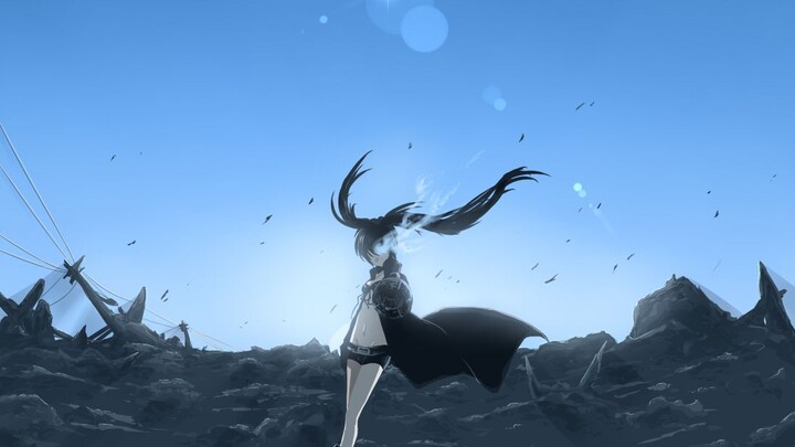 Black Rock Shooter: Even if the world forgets me. .