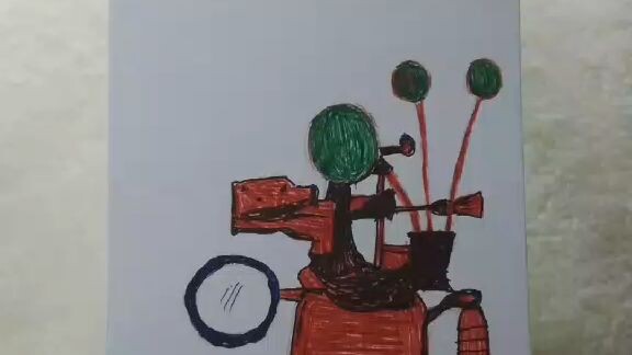 Inktober 2026, Day 17, contraption