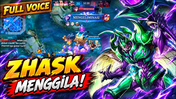 ZHASK MENGGILA! SEKALI SERANG LANGSUNG ELIMINASI 😱🔥 | Mobile Legends
