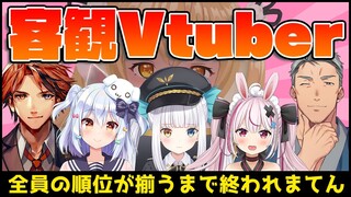 【#客観Vtuber】お題に相応しい自分の順位を答えよ。全員の順位が揃うまで終われまてん！！！舞元啓介/神楽めあ/犬山たまき/兎鞠まり/夕刻ロベル【因幡はねる / あにまーれ】