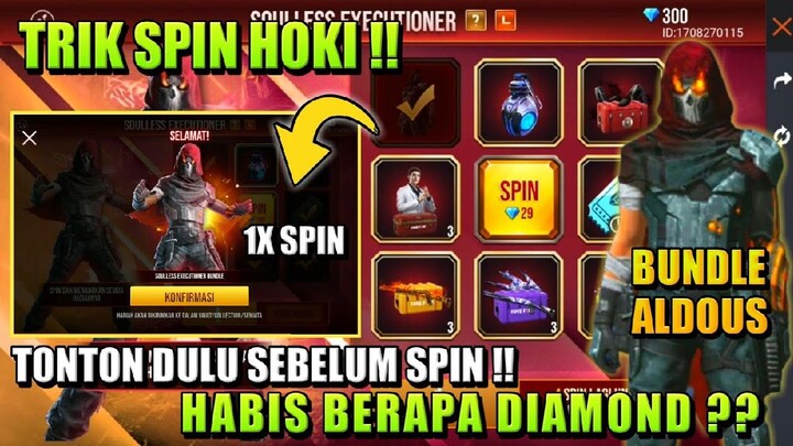 TRIK HOKI SPIN BUNDLE ALDOUS FF TERBARU ‼️