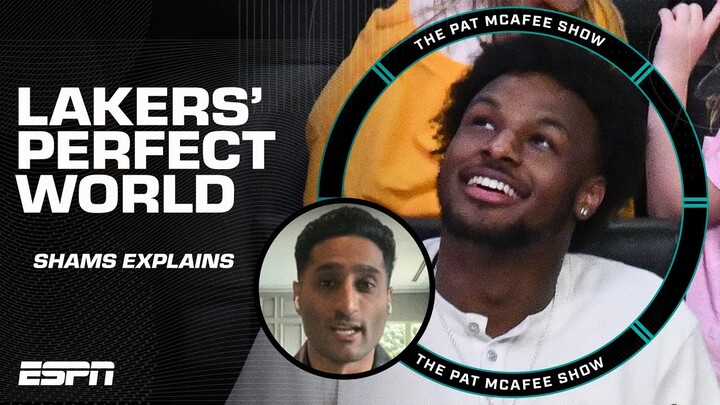 Shams Charania describes the Lakers' PERFECT WORLD with LeBron & Bronny 👀 | The Pat McAfee Show
