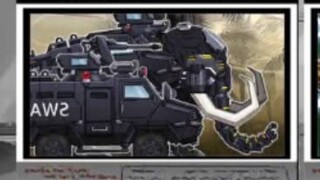 Transform Dino Robot Dinosaur S.W.A.T Mammoth