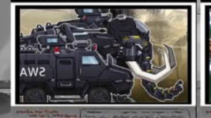 Transform Dino Robot Dinosaur S.W.A.T Mammoth