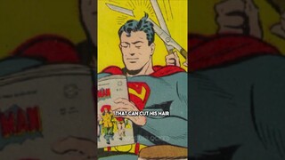 How does Superman Shave his beard?