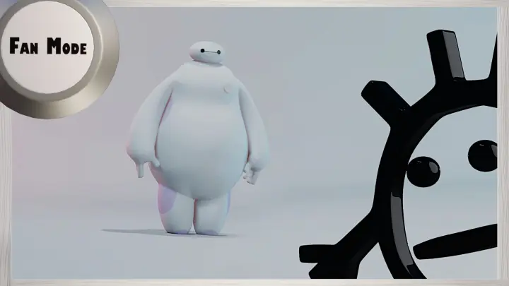 Doodely meets Baymax | 3D FAN ANIMATION