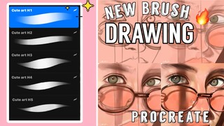 [DRAWING] Procreate on i pad pro 2020 and Brush ✨🔥 [เปิดตัวบรัชใหม่]