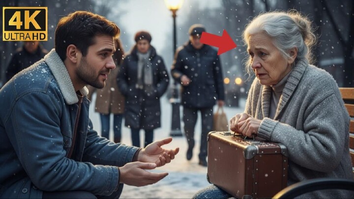 No One Helped the Shivering Old Woman—Until a Poor Single Dad Did. Then She Changed His Life
