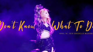 190419 BLACKPINK ROSÉ (โรเซ่) Coachella Fancam - Dont Know What To Do