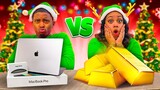 COUPLES EXTREME CHEAP VS EXPENSIVE CHRISTMAS PRESENTS CHALLENGE 🎁