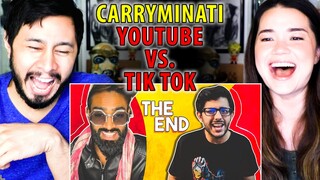 YOUTUBE vs TIKTOK: THE END | CarryMinati | Reaction | Jaby Koay