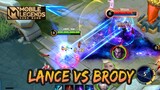 LANCELOT TING TING PLAY WITH PING 120MS VS BRODY | LANCELOT GAMEPLAY #133 | MOBILE LEGENDS BANG