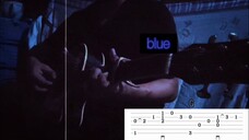 blue - yung kai (cover) guitar fingerstyle tutorial with tab & chords,.